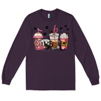 Plum cat mom coffee Long Sleeve Tee - Jasminsmagicworld