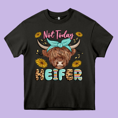 Heifer Heavy Core Tee Designed By Maliassmallbusiness