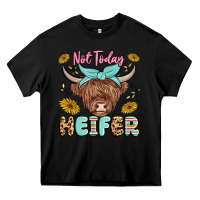 Black heifer Heavy Core Tee - MaliasSmallBusiness