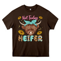 Chocolate Brown heifer Heavy Core Tee - MaliasSmallBusiness