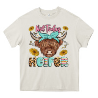 Cream heifer Heavy Core Tee - MaliasSmallBusiness