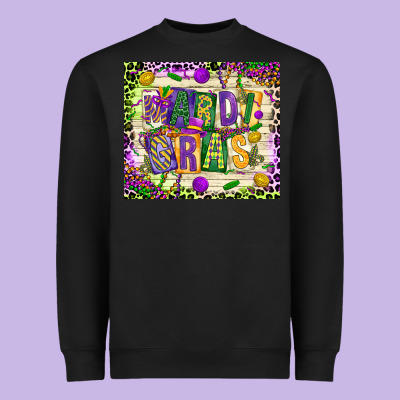 Mardi Gras Heavyweight Sweatshirt Designed By Cowgirlartshop
