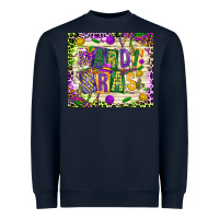 Navy mardi gras Heavyweight Sweatshirt - CowGirlArtShop