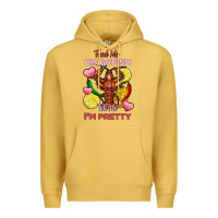Antique Gold feed me crawfish tell me im pretty Premium Hoodie - FaDigitalArtStudio