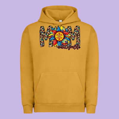 Mom Autism Urban Hoodie Designed By Racoondesign