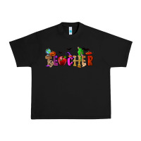 Black Halloween Teacher Urban Heavy Tee - RanaPortraitStore