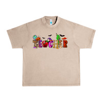 French Oak Halloween Teacher Urban Heavy Tee - RanaPortraitStore