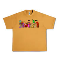 Peanut Butter Halloween Teacher Urban Heavy Tee - RanaPortraitStore