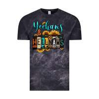 Cloud Black yeehaws and hellnaws Vintage Tee - Jasminsmagicworld
