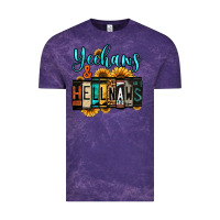 Cloud Purple yeehaws and hellnaws Vintage Tee - Jasminsmagicworld