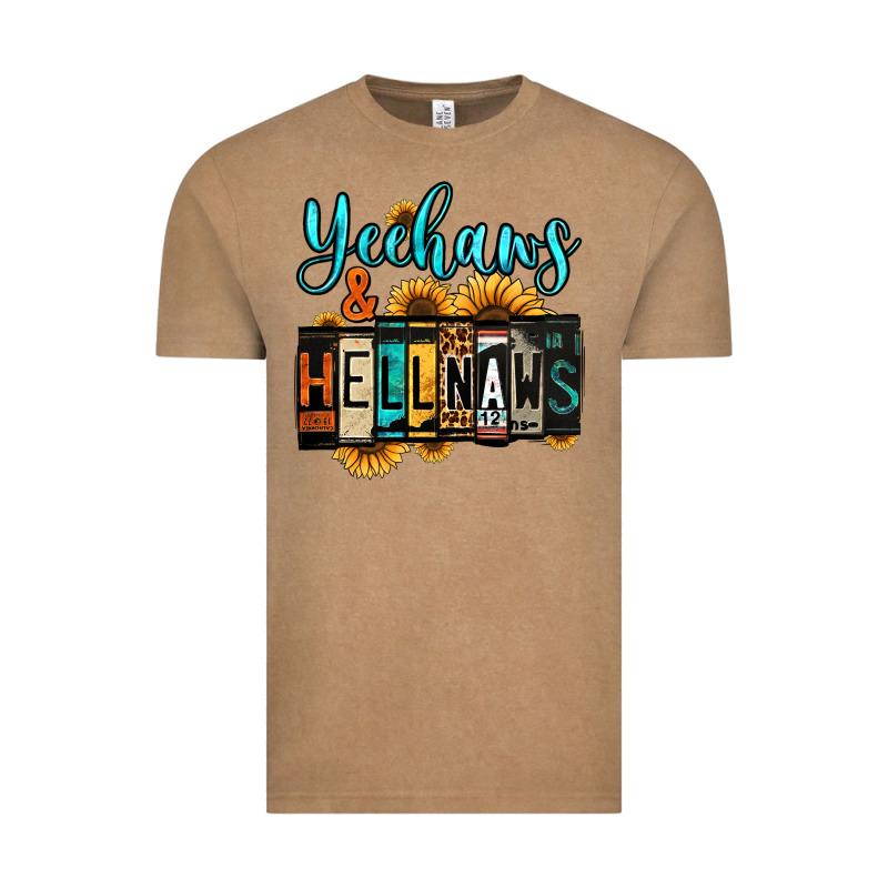 Yeehaws And Hellnaws Vintage Tee by Jasminsmagicworld | Teevron