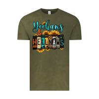 Vintage Olive yeehaws and hellnaws Vintage Tee - Jasminsmagicworld