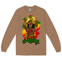 Toasted Coconut i am black history Long Sleeve Tee - NancyCooperArtShop
