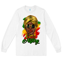 White i am black history Long Sleeve Tee - NancyCooperArtShop