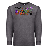Charcoal Heather it's spooky season Premium Sweatshirt - BundleAndBundleShop