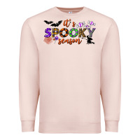 Pale Pink it's spooky season Premium Sweatshirt - BundleAndBundleShop