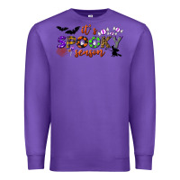 Purple it's spooky season Premium Sweatshirt - BundleAndBundleShop