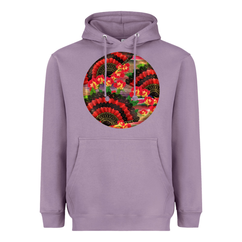 Hispanic Heritage Month Round Earrings Heavyweight Hoodie by BundleAndBundleShop | Teevron