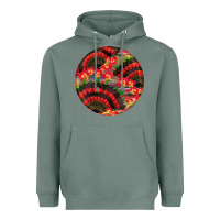 Sage hispanic heritage month round earrings Heavyweight Hoodie - BundleAndBundleShop