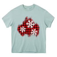 Arona Christmas snowflakes patch Heavy Core Tee - AdoDesignShop