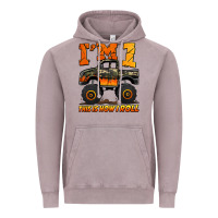 Vintage Zinc i'm one this is how i roll monster truck birthday Vintage Hoodie - Jasminsmagicworld