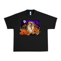 Black Halloween english bulldog Urban Heavy Tee - RanaPortraitStore