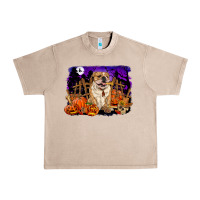French Oak Halloween english bulldog Urban Heavy Tee - RanaPortraitStore