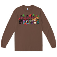 Chestnut Dia De Los Muertos Long Sleeve Tee - texasbilliewilder