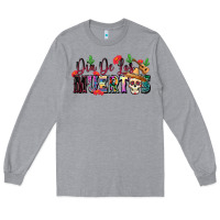 Heather Grey Dia De Los Muertos Long Sleeve Tee - texasbilliewilder