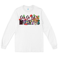 White Dia De Los Muertos Long Sleeve Tee - texasbilliewilder