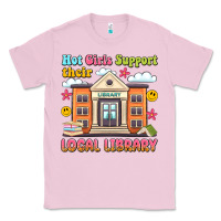 Bubblegum Pink hot girls support their local library Classic Tee - Artiststas
