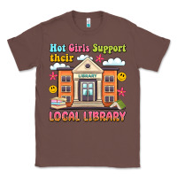 Chestnut hot girls support their local library Classic Tee - Artiststas