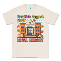 Natural hot girls support their local library Classic Tee - Artiststas