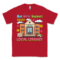 Red hot girls support their local library Classic Tee - Artiststas