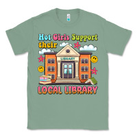 Sage hot girls support their local library Classic Tee - Artiststas