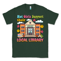 Sports Green hot girls support their local library Classic Tee - Artiststas