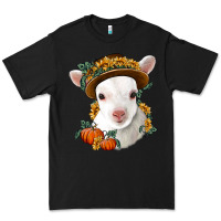 Black cute baby lamb thanksgiving nancy Premium Tee - NancyCooperArtShop