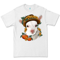 White cute baby lamb thanksgiving nancy Premium Tee - NancyCooperArtShop
