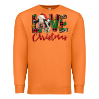 Carrot love christmas holstein heifer Premium Sweatshirt - FaDigitalArtStudio