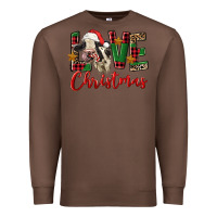 Chestnut love christmas holstein heifer Premium Sweatshirt - FaDigitalArtStudio