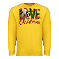 Lemon love christmas holstein heifer Premium Sweatshirt - FaDigitalArtStudio