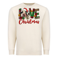 Sandshell love christmas holstein heifer Premium Sweatshirt - FaDigitalArtStudio