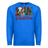 True Royal love christmas holstein heifer Premium Sweatshirt - FaDigitalArtStudio