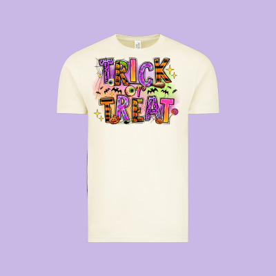 Trick Or Treat Vintage Tee Designed By Ranaportraitstore