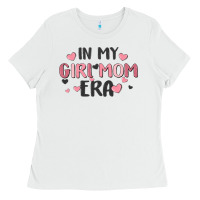 White in my girl mom era Ladies Tee - MaliasSmallBusiness
