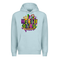 Blue Mist mardi gras queen Premium Hoodie - FaDigitalArtStudio