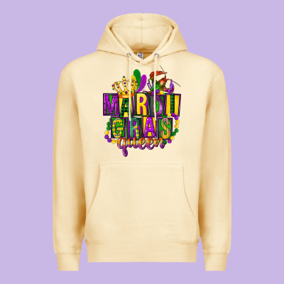 Mardi Gras Queen Premium Hoodie Designed By Fadigitalartstudio