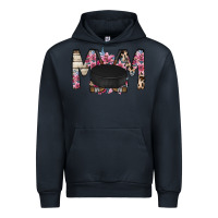 Navy mom hockey flower Urban Hoodie - RacoonDesign