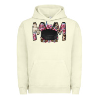 Pigment Pistachio mom hockey flower Urban Hoodie - RacoonDesign