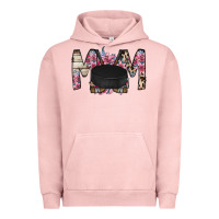 Pigment Salmon mom hockey flower Urban Hoodie - RacoonDesign